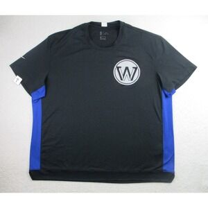 Nike Golden State Warriors T Shirt Mens 2XL Black NBA Town City Edition *READ*